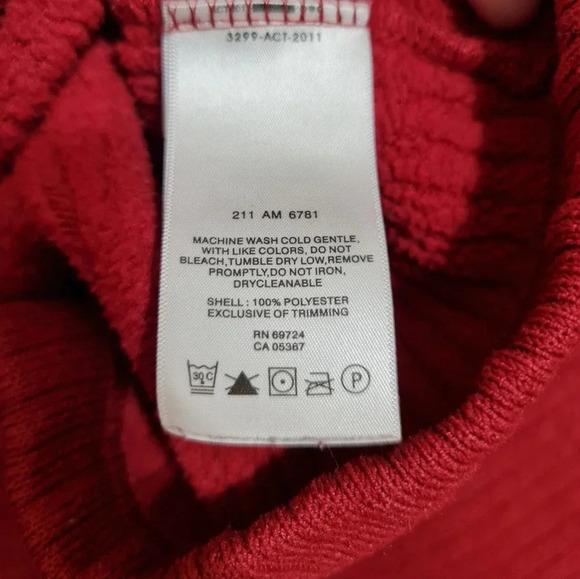 Columbia Sweater Men's Large Maroon Red Grey Bulkhead Drop Zip - Picture 6 of 8